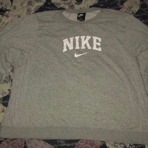 Nike swoosh logo sweater